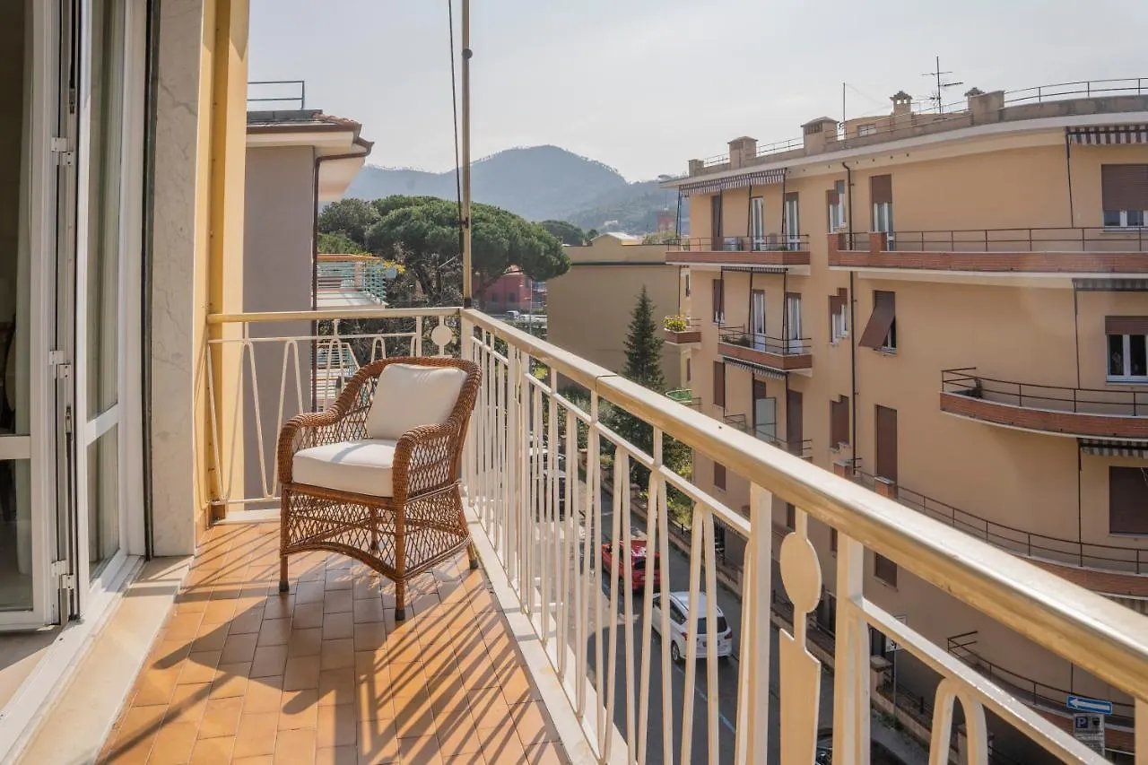 Apartmán 024 - Casa Lussuosa Vista Mare Ad Un Passo Dalla Spiaggia, Centro Citta' Sestri Levante 0*,  Itálie